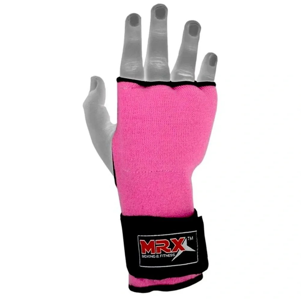MRX Gel Padded Gloves w/ Long Wrist Wrap For Boxing & Martial Arts - NWT - Sz M